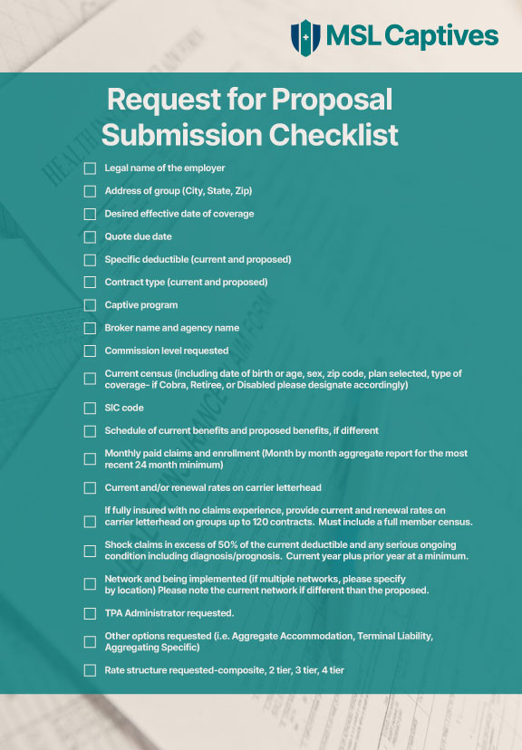 MSL Submission Checklist